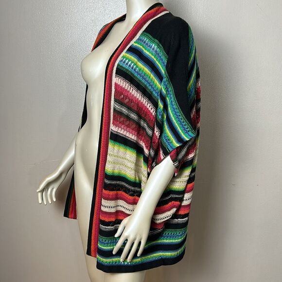 Ralph Lauren Lauren Ralph Lauren Stripe Cardigan sweater colorful small medium - Picture 5 of 8